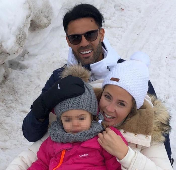 Elisabeth Reyes, Sergio Sánchez y su hija Adriana