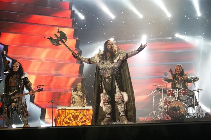 Lordi, ganadores de Eurovisión 2006