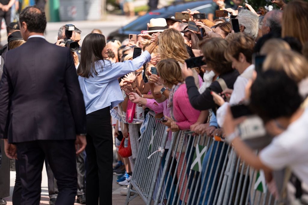 La reina Letizia en la apertura del curso de Formación Profesional en Castro Urdiales el 18 de septiembre de 2024