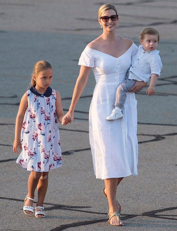 ivanka trump vestido blanco reformation a