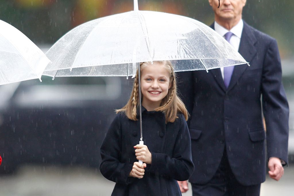 Princesa Leonor en el 12 de octubre de 2016