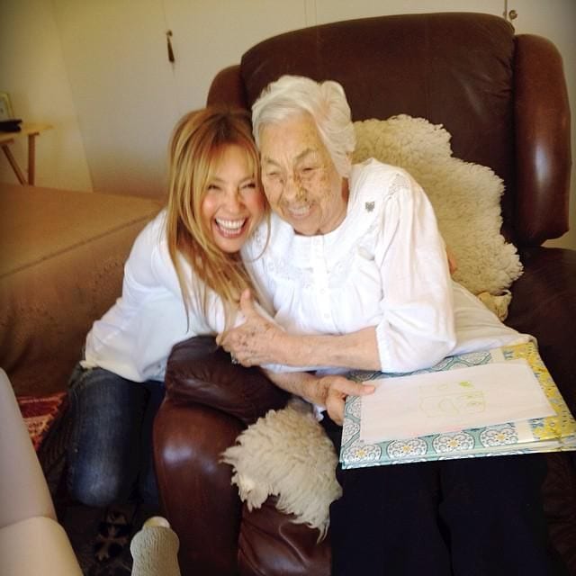 Thalía y su abuela