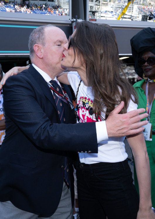 El príncipe Alberto y Carlota Casiraghi