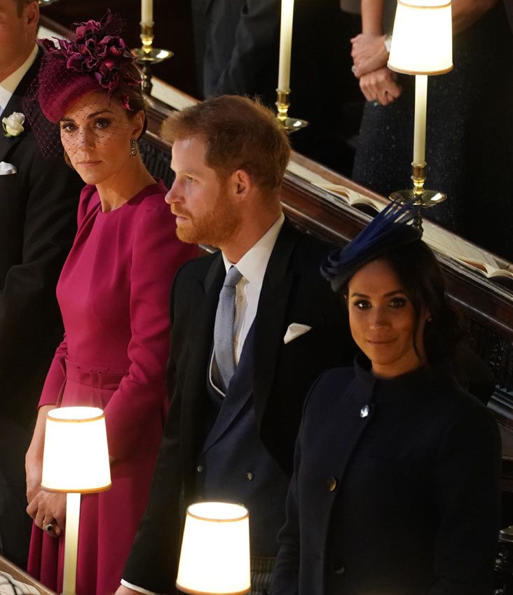 Meghan Markle, príncipe Harry y duquesa de Cambridge