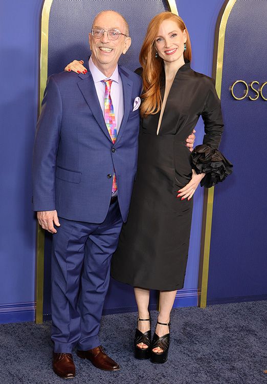 jessica chastain reverendo steve pieters oscars luncheon