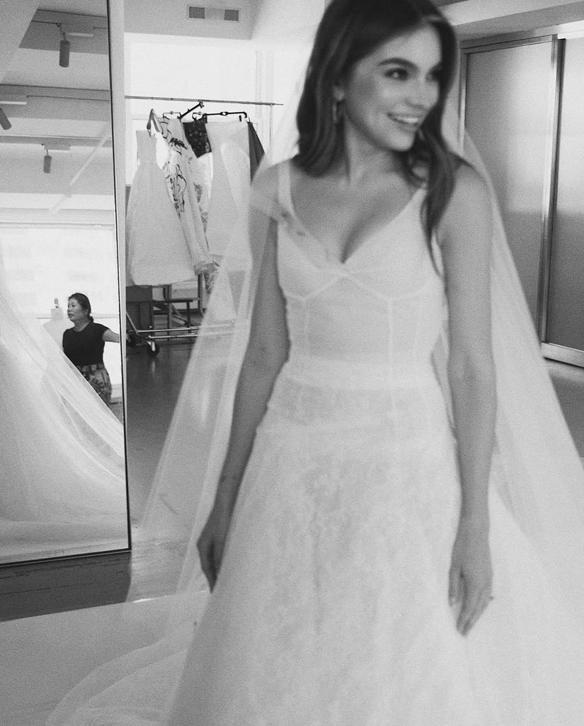 The actress acknowledged that the search for her wedding dress was one of the most special of her wedding preparations.