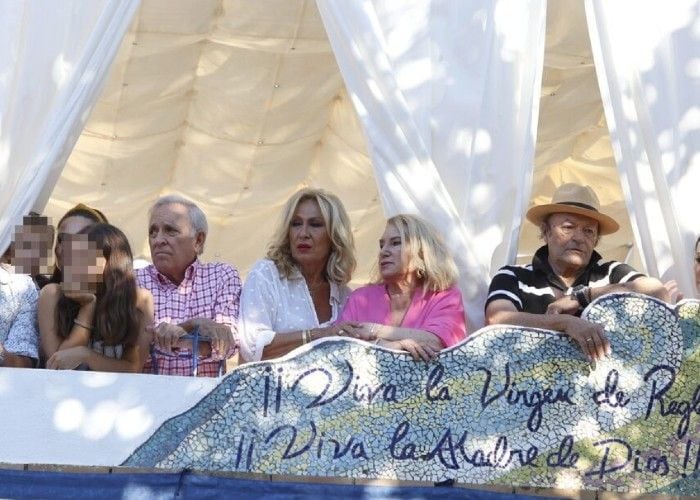 José Antonio Rodríguez, Rosa Benito, Gloria y Amador Mohedano 