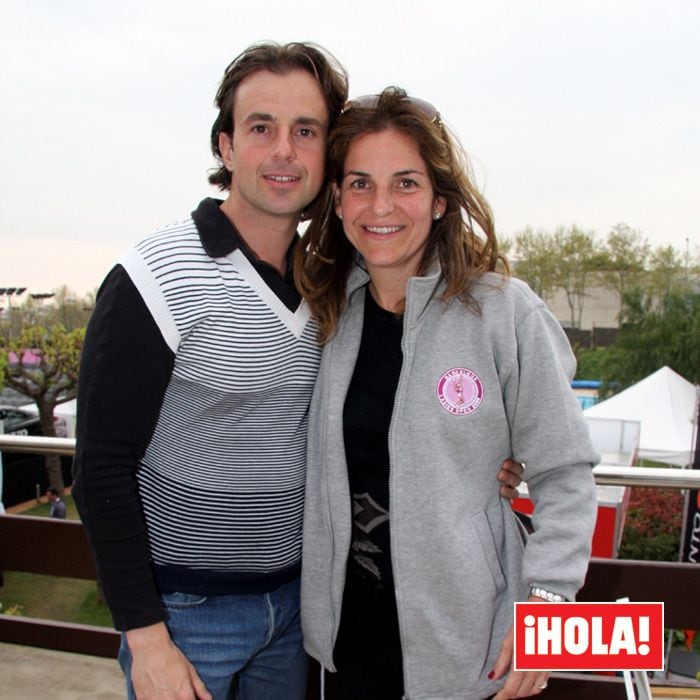 Arantxa Sánchez Vicario y Josep Santacana