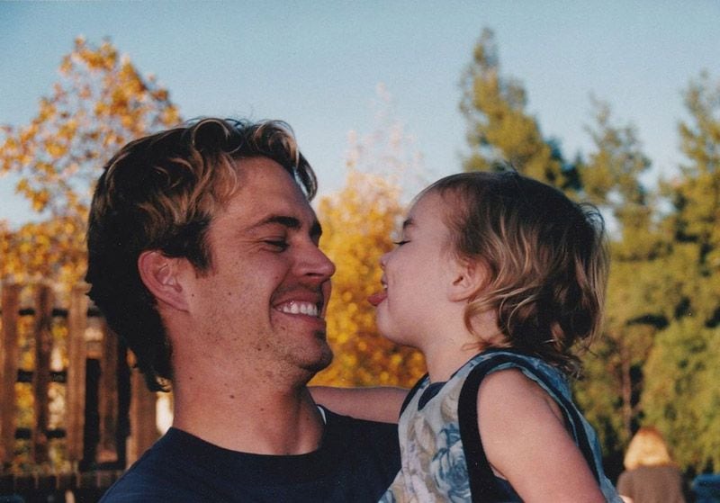 Paul Walker junto a su hija Meadow