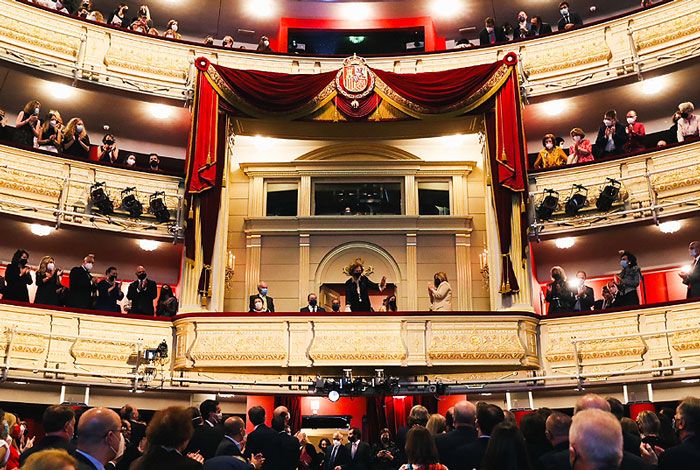 Reina Sofía  en el Teatro Real