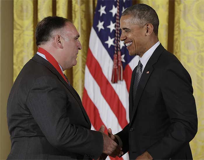 José Andrés y Obama