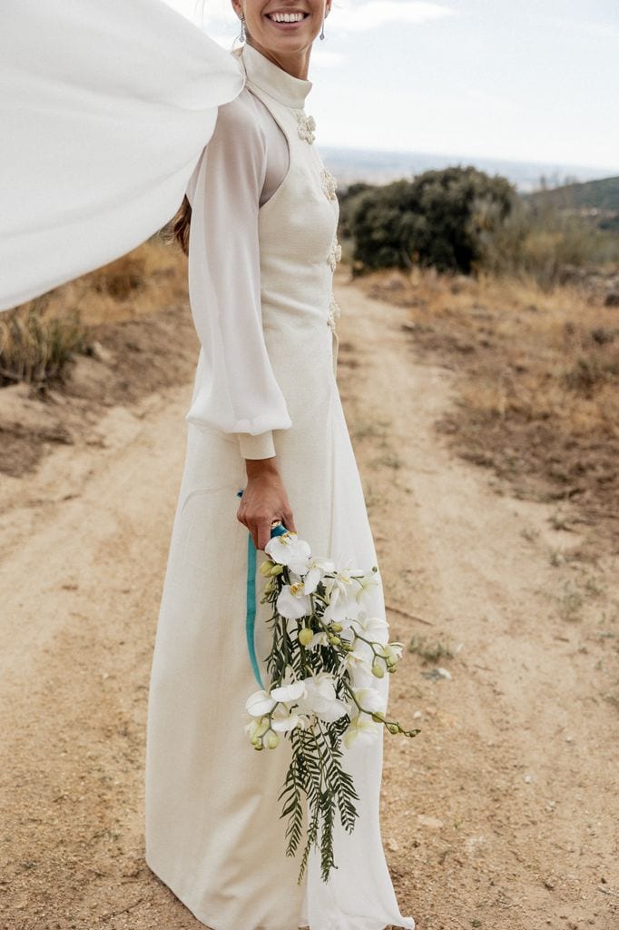 Ramo de novia de orquídeas