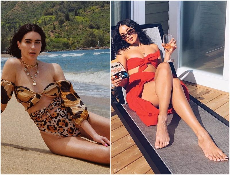 Britanny Xavier y Vanessa Hudgens con prendas con knots