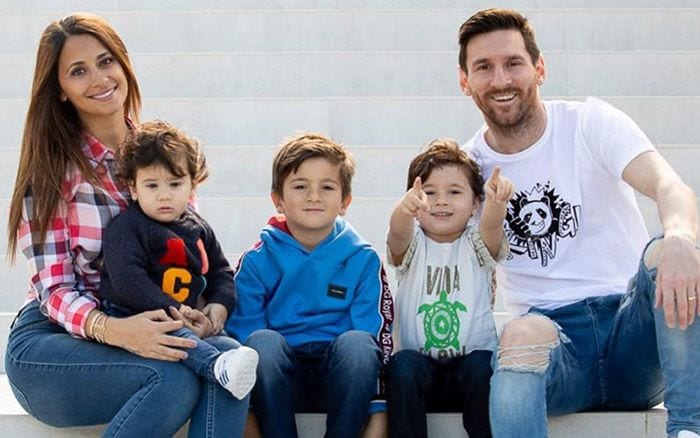 La familia Messi, muy unida y feliz