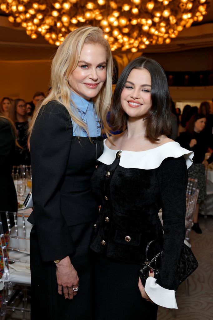 Nicole Kidman y Selena Gomez fueron galardonadas en la gala 'Women in Entertainment 2024'  en Beverly Hills