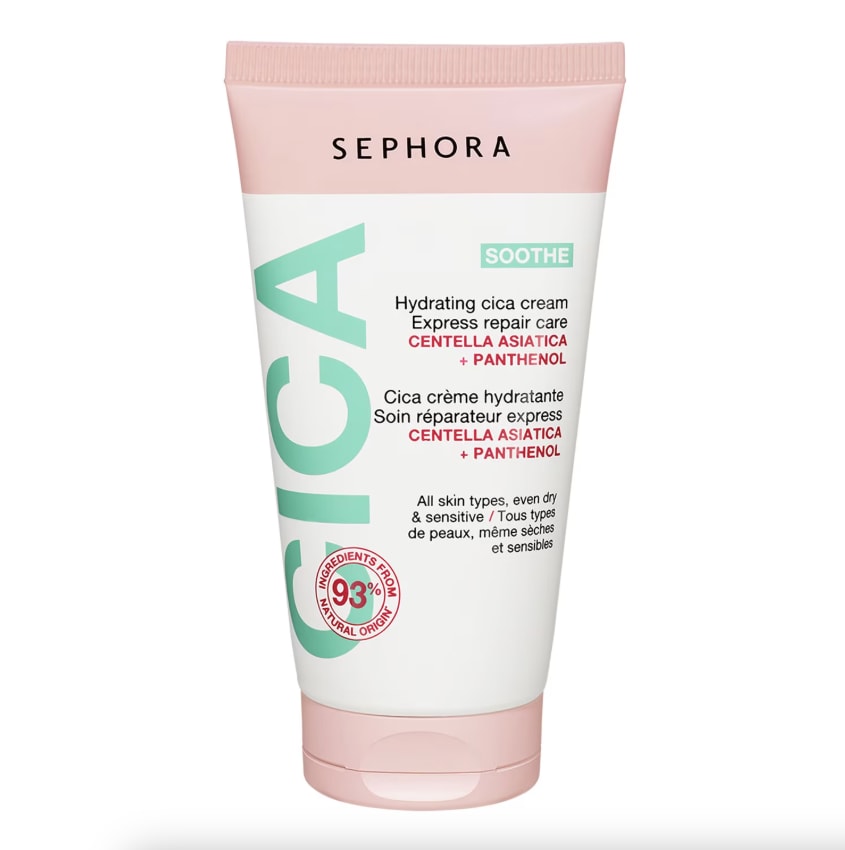 Cica Crema Hidratante Cuidador Reparador Exprés, con CICA y Pantenol, de Sephora