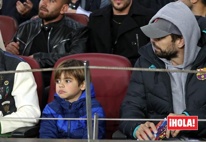 Piqué y su hijo Milan