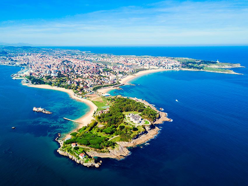 Panorámica de la bahía de Santander