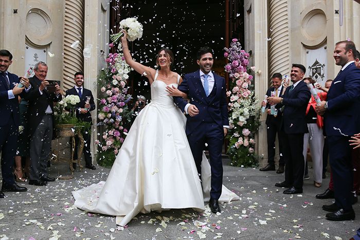 Mercedes Ron y el arquitecto Joaquín Martín se casaron en Sevilla