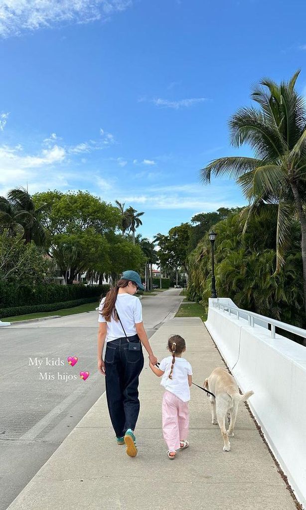 Sharon Fonseca y su hija Blu