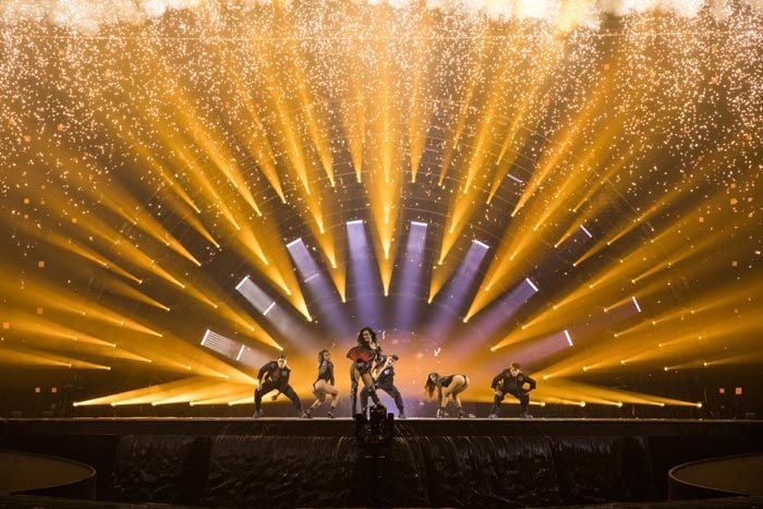 Ensayo de Chanel en Eurovisión