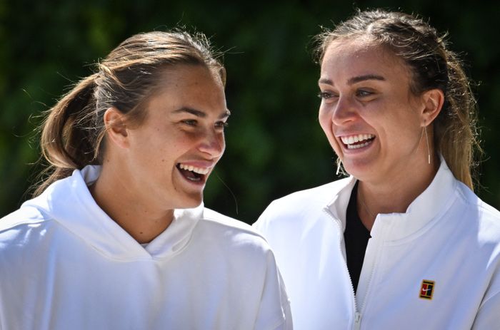 Amigas pero rivales en las pistas de tenis