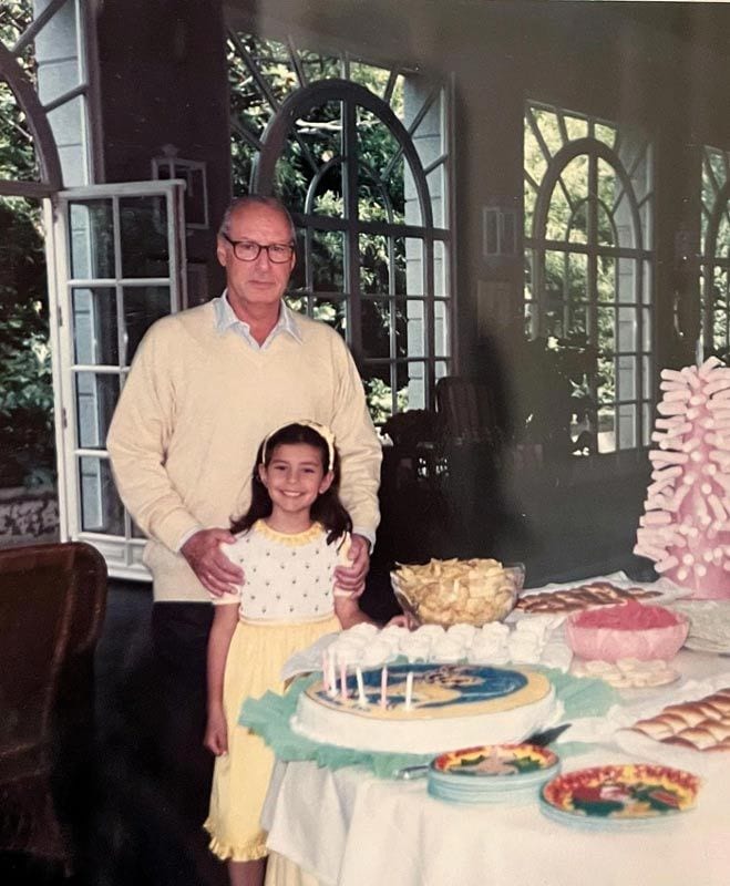 Ana Boyer celebra su cumpleaños de niña con Miguel Boyer
