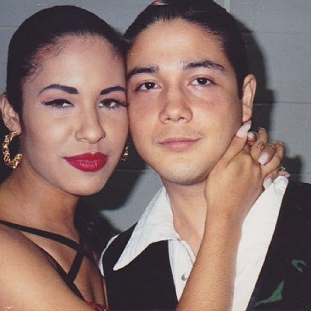 Selena Quintanilla y Chris Pérez