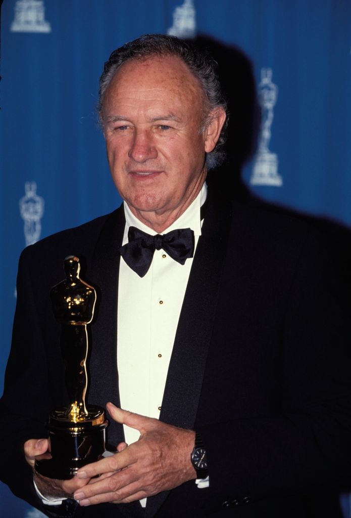 Gene Hackman durante los Premios Oscar de 1992