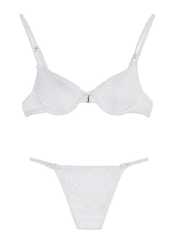 bikini blanco bershka