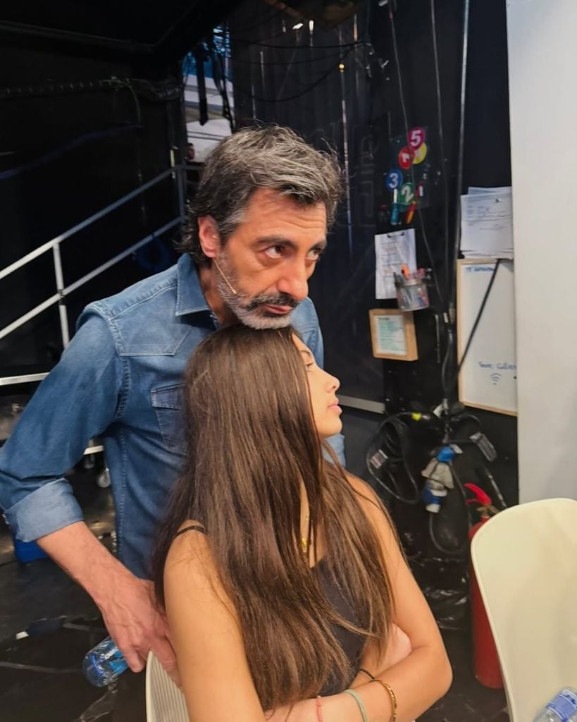 Juan del Val en El Hormiguero con su hija Olivia