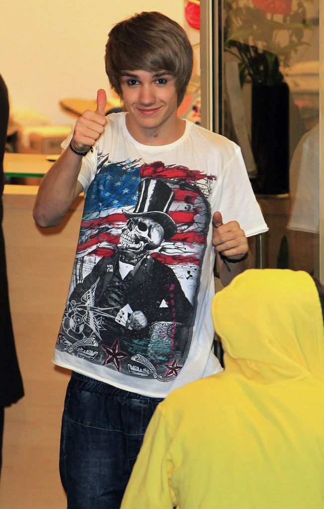 Liam Payne, en su etapa como concursante de la edicion británica de Factor X con su grupo One Direction el 31 de octubre de 2010