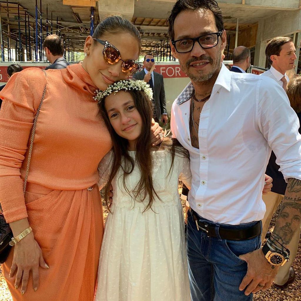 marc anthony and jennifer lopez with daughter emme