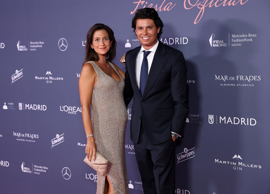 Álvaro Castillejo y Cristina Fernández en la fiesta ¡HOLA! con la que se inaugura la MBMFW