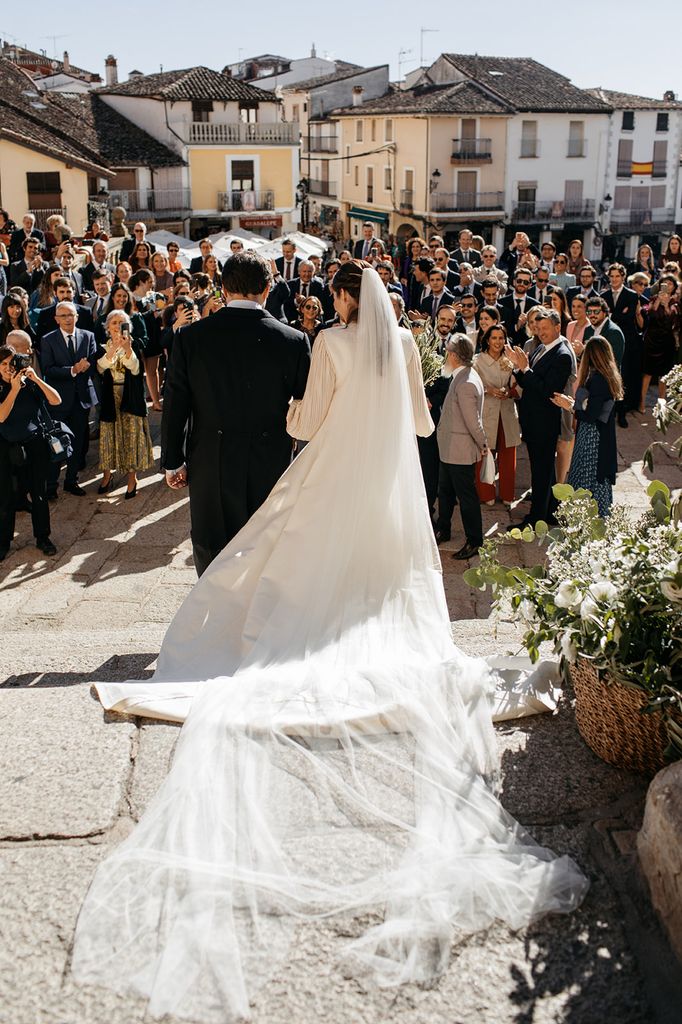 Alicia y Miguel en su boda en Cáceres en noviembre