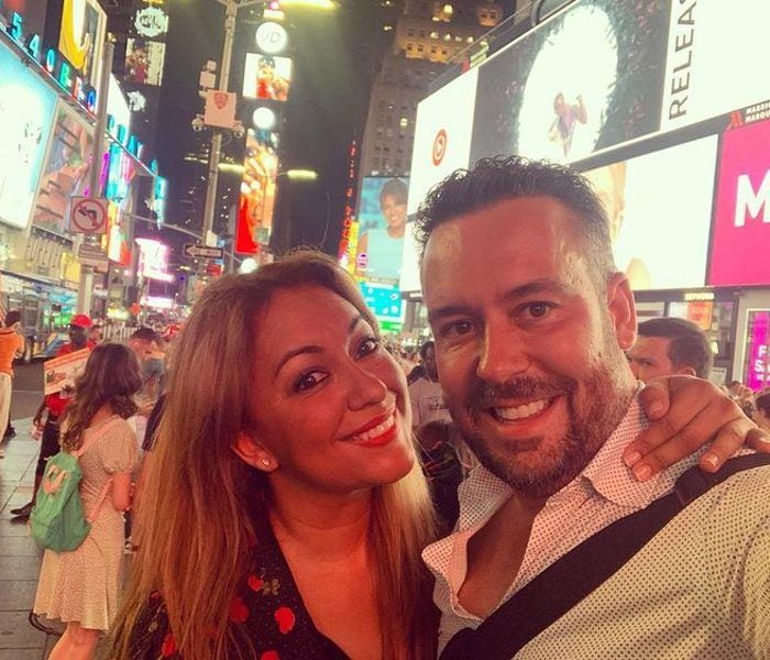 Kike y Raquel en Times Square 