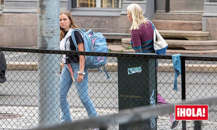 Ingrid Alexandra de Noruega y su madre, Mette-Marit