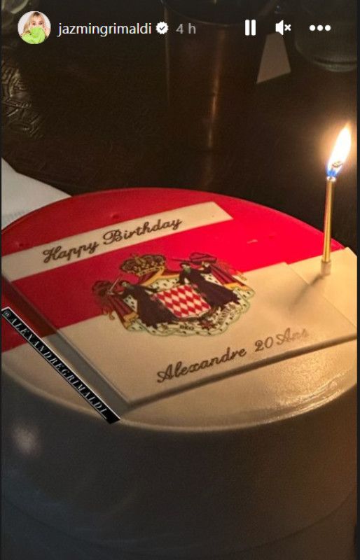 La tarta de cumpleaños de Alexandre Grimaldi