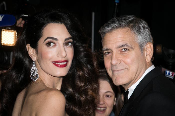 George y Amal Clooney