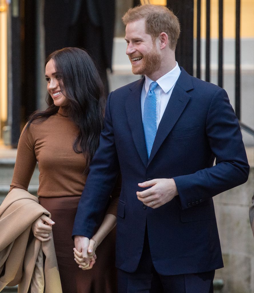 Meghan Markle y el Príncipe Harry en 2020