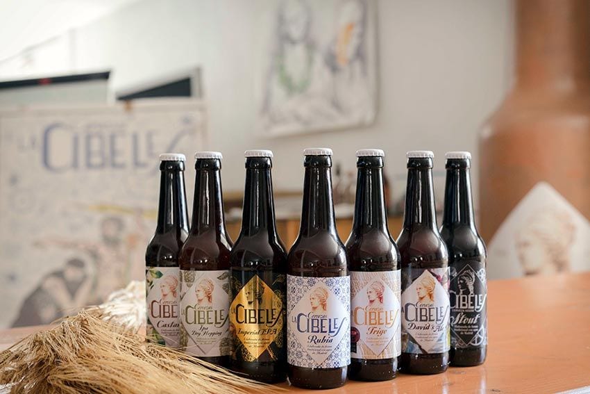 Cervezas artesanales La Cibeles hecha en Madrid