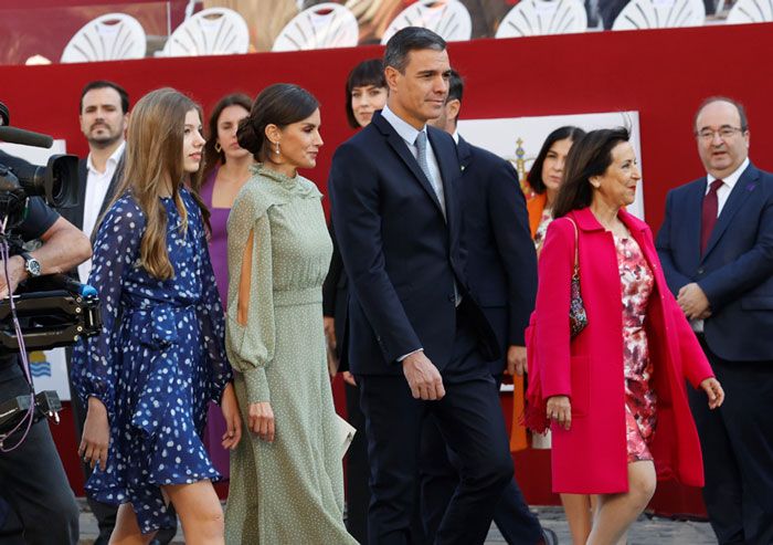 Reina Letizia e infanta Sofía