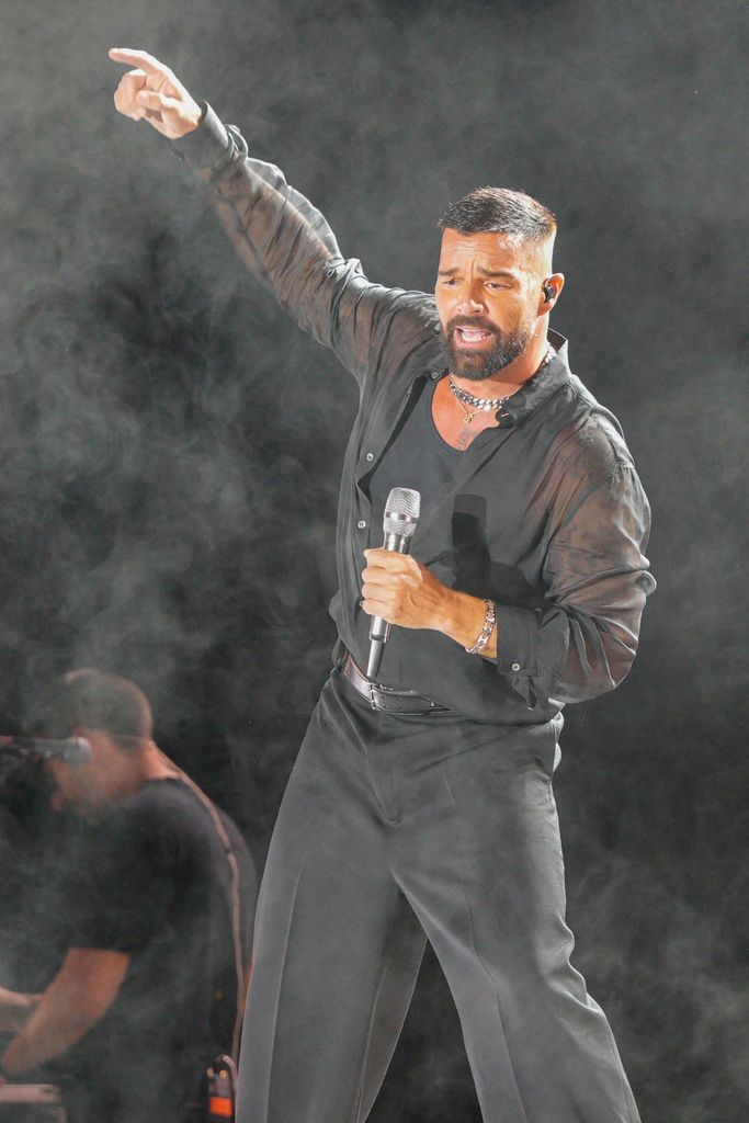 Ricky Martin en Marbella el 25 de julio de 2024