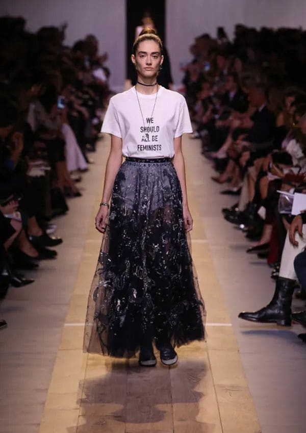 Camiseta feminista de Dior
