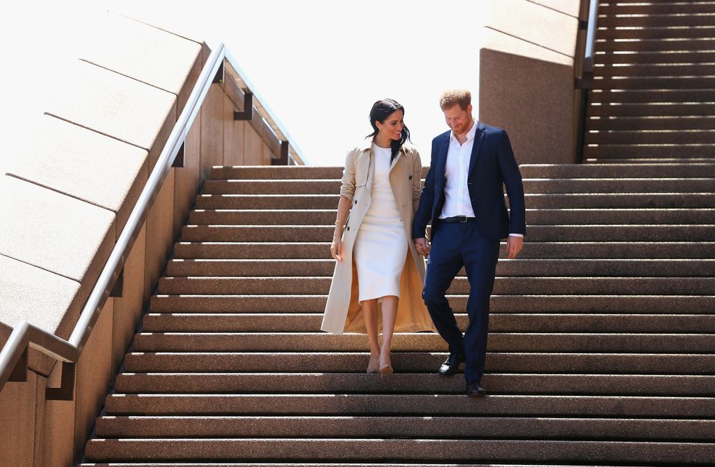 Príncipe Harry y Meghan Markle en Sidney en octubre de 2018