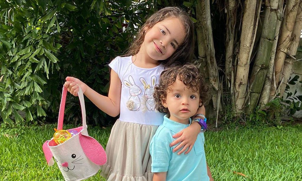 hijos de Ana Patricia Gámez, Giulieta y Gael