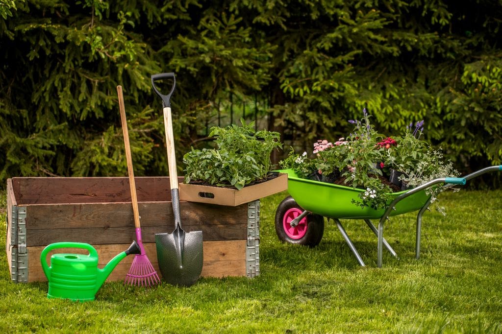 Trabajos de jardinería