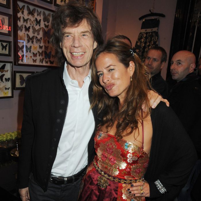 Jade y Mick Jagger