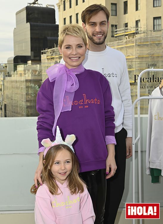 Soraya Arnelas, Miguel Ángel Herrera y su hija Manuela