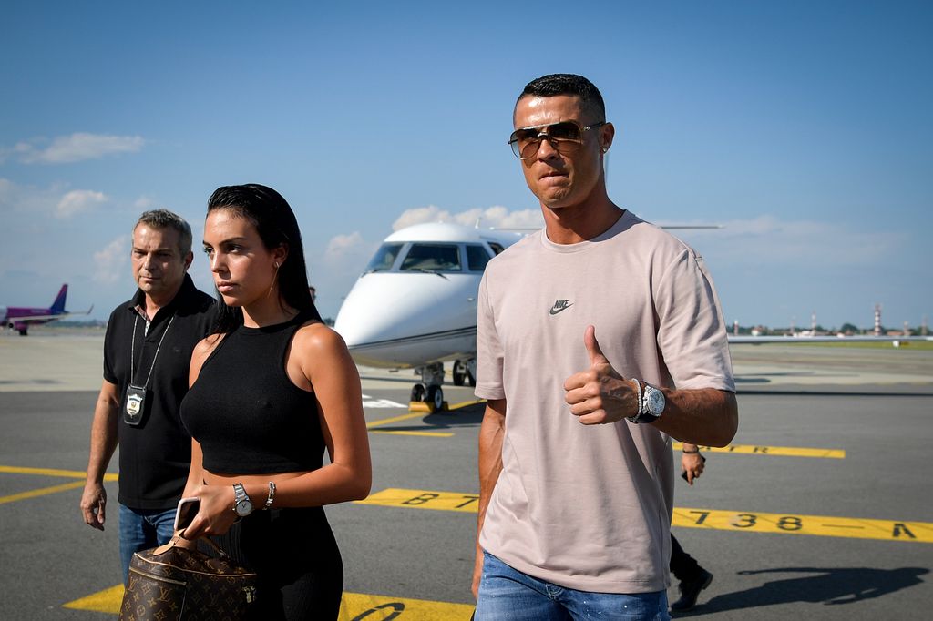 Georgina Rodríguez y Cristiano Ronaldo 